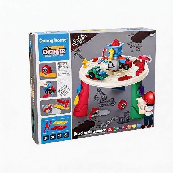 Mesa de plastilina ingeniero 35 piezas