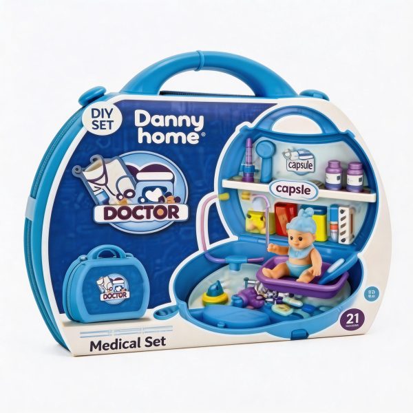 Set de doctor veterinario infantil 21 piezas