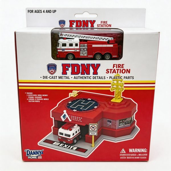 Estación de bomberos de juguete