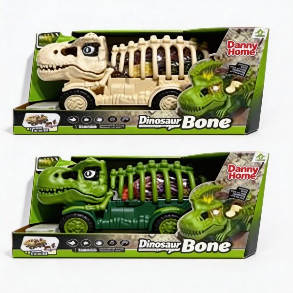 Camión dinosaurio esqueleto