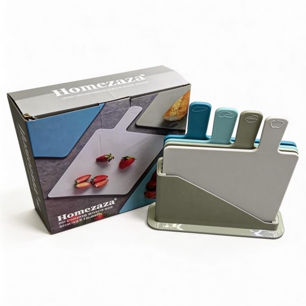 Set de tablas para picar 4 piezas multiusos para cocina
