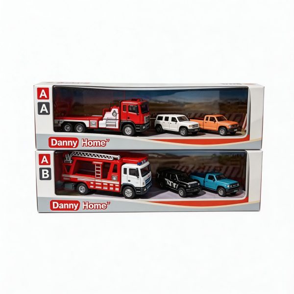 Set de vehículos de rescate de juguete