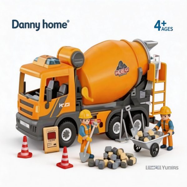 Camión mezcladora de cemento de juguete