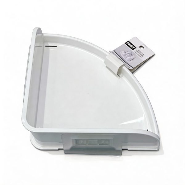 Repisa esquinera para baño 22.7x22.7x7.1 cm