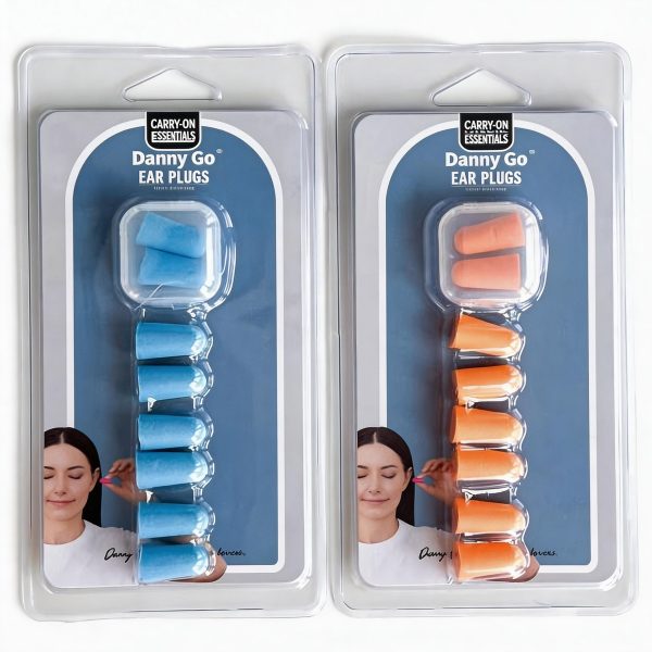 Tapones para oídos de viaje cómodos y reutilizables