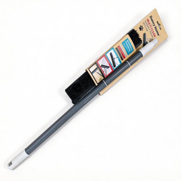 Escoba ajustable multiuso con mango extensible