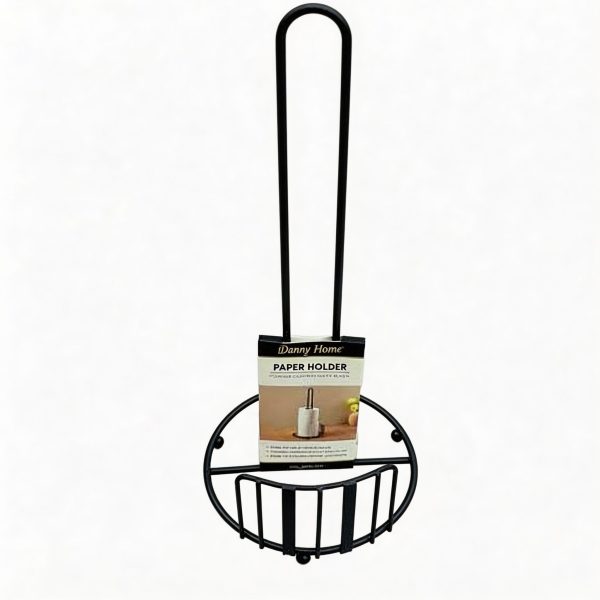 Porta papel de cocina metálico