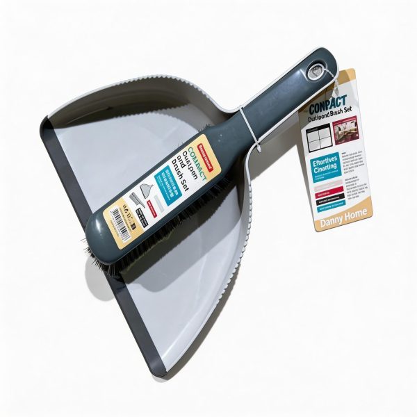 Recogedor con cepillo grande 22x29 cm