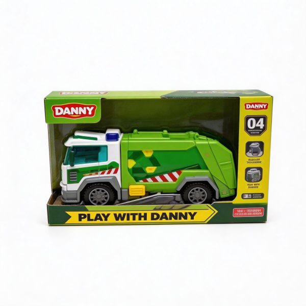 Camión recolector de basura de juguete