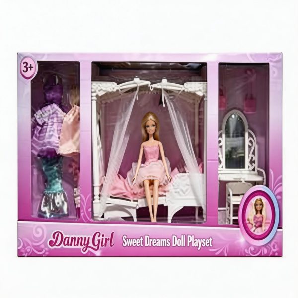 Set de dormitorio para muñeca 11.5 pulgadas