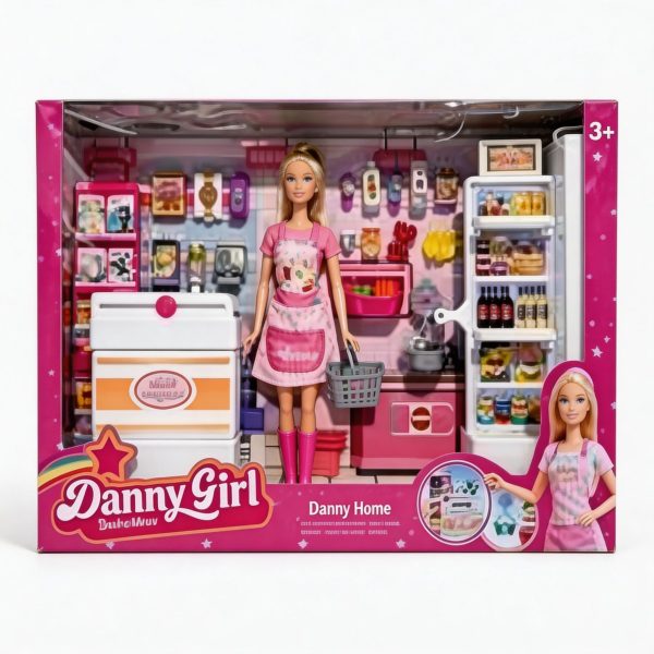 Muñeca 11.5 pulgadas con supermercado