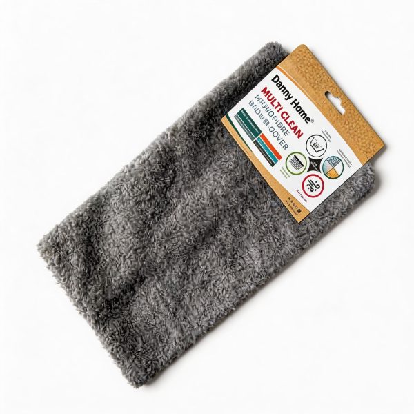 Repuesto de mopa de microfibra gris 20x40 cm