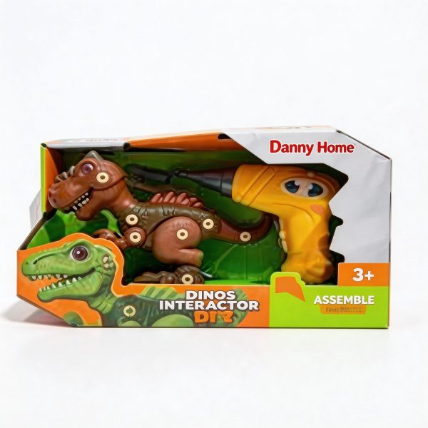 Dinosaurio desmontable con taladro