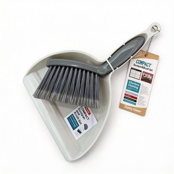 Recogedor con cepillo práctico 17.5x29 cm