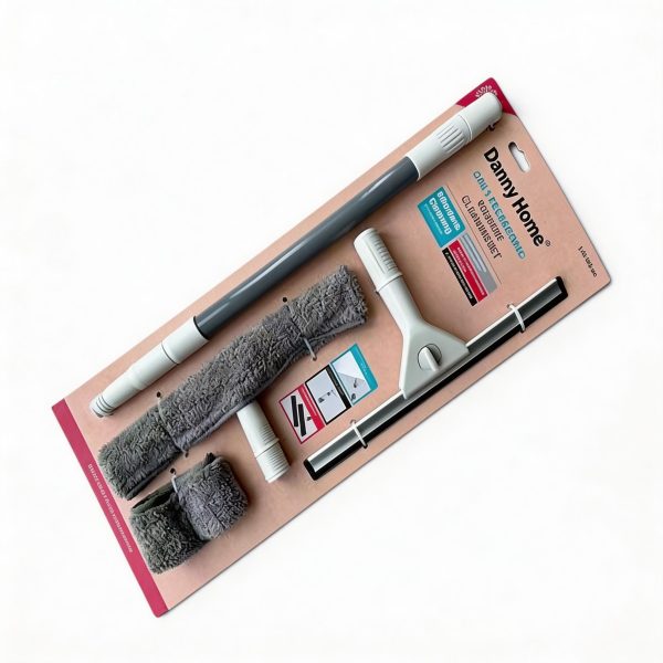 Set limpiador de ventanas 5 piezas multiuso