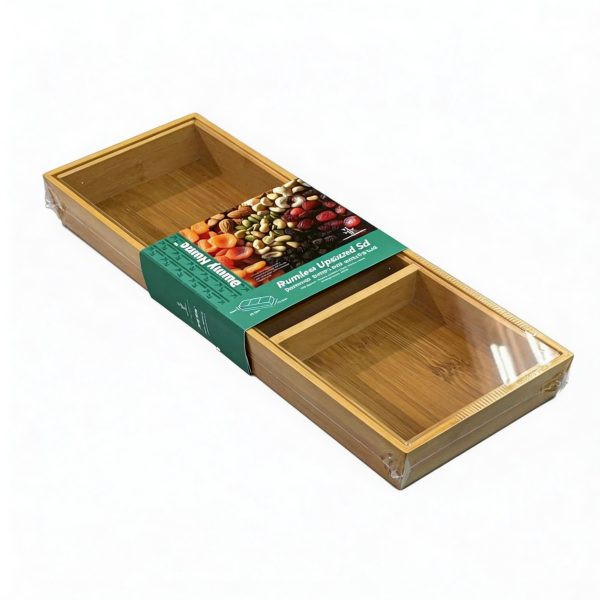 Caja organizadora para snacks y alimentos