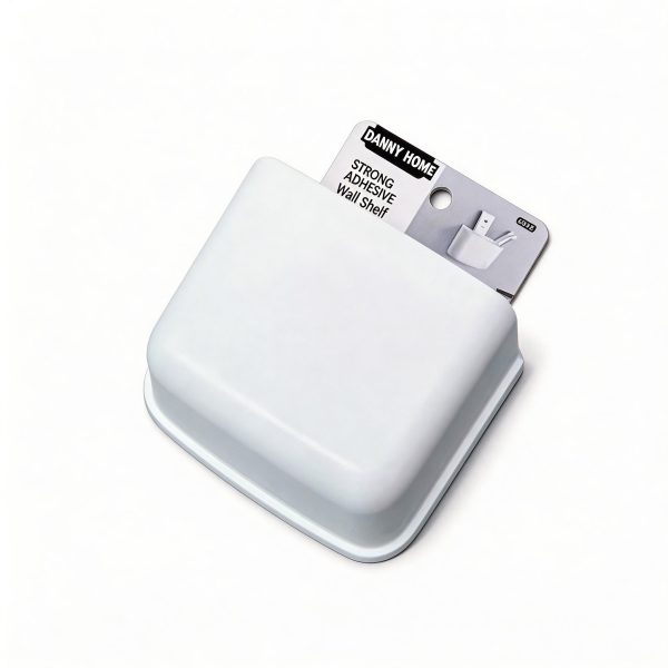 Jabonera adhesiva para baño 14.5x5.4x10.8 cm