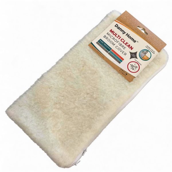 Repuesto de mopa de microfibra blanco