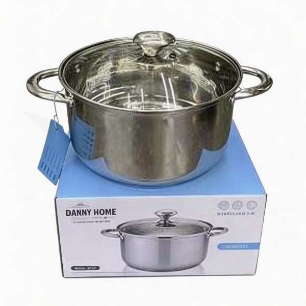 Olla de acero inoxidable 20 cm resistente para cocina