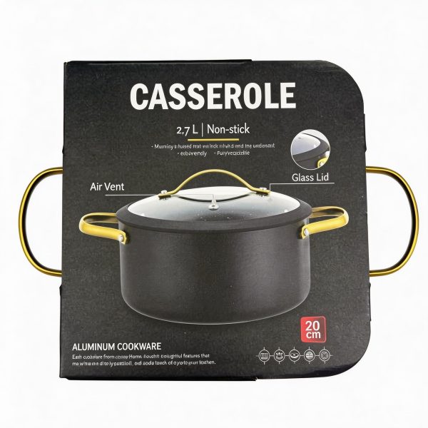 Cacerolas y olla antiadherente de aluminio varios tamaños