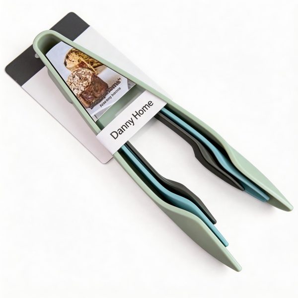 Set de pinzas de cocina plásticas 3 piezas 26 cm