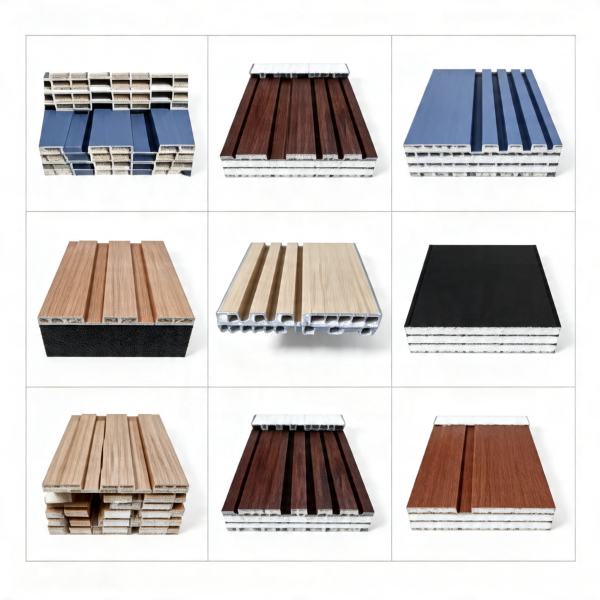 Paneles WPC 3D tipo madera para pared resistentes a humedad (Wall Panel)