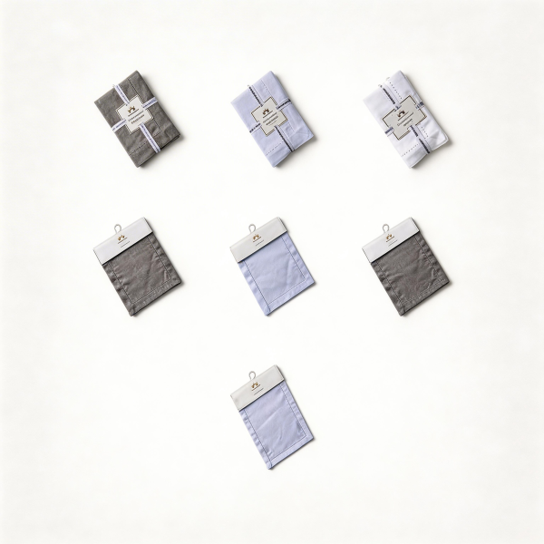 Set de manteles, caminos de mesa y servilletas elegantes para comedor