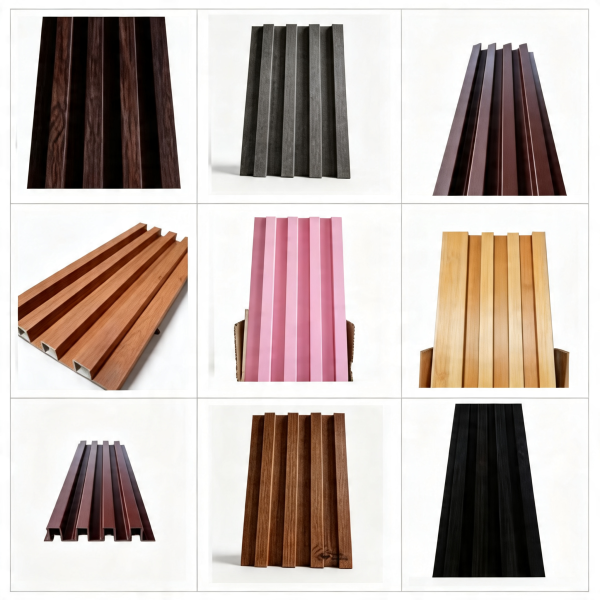 Paneles WPC para pared resistentes a humedad tipo madera modernos (Wall Panel)