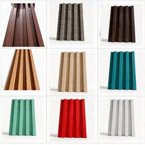 Paneles WPC para pared resistentes a humedad colores modernos y madera (Wall Panel)