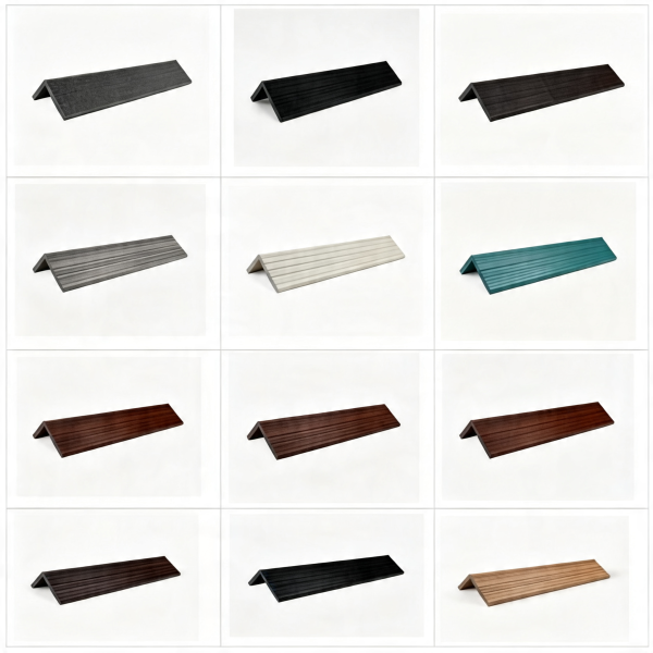 Esquineros PVC para paneles de pared 3D resistentes a humedad acabado madera y colores (Wall Panel)