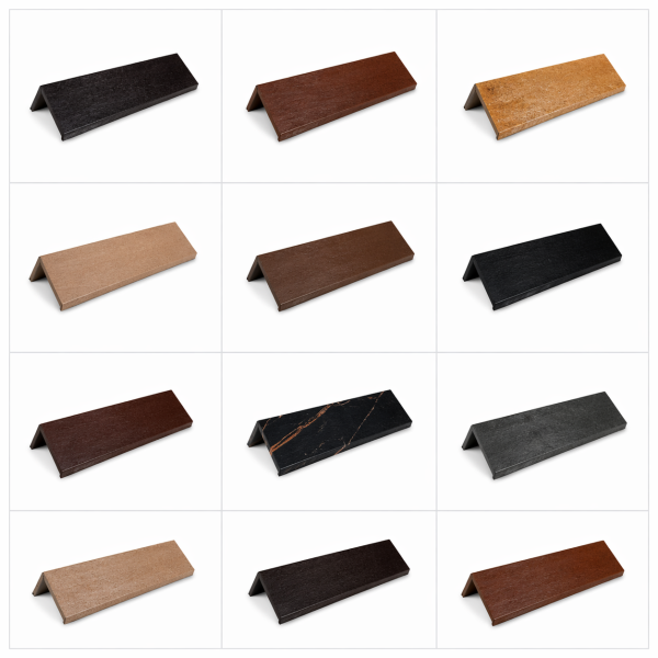 Esquineros PVC y WPC para paneles de pared 3D resistentes a humedad acabado (Wall Panel)