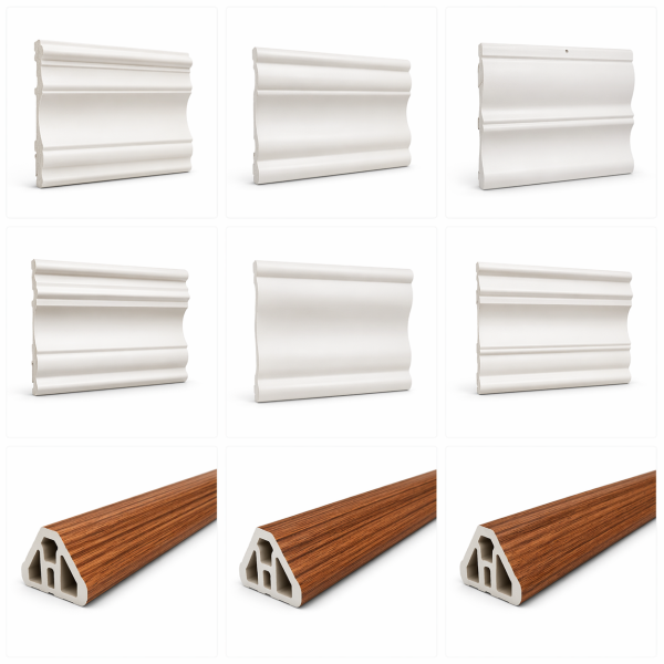 Molduras Decorativas de Poliestireno y PVC para Pared y Techo – Acabados Modernos