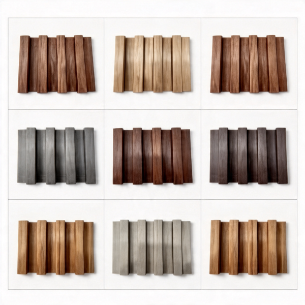 Paneles WPC 3D decorativos para pared 160x25x2900mm estilo madera (Wall Panel)