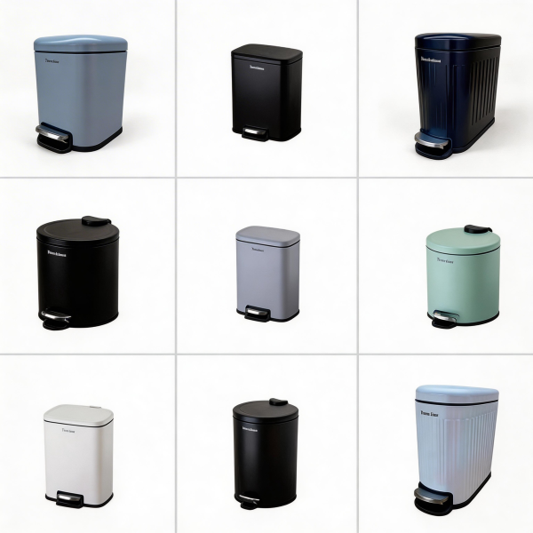 Botes de basura para hogar varios tamaños y colores