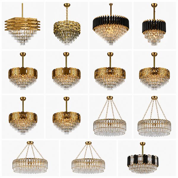 Lámparas de Cristal E1 para Techo – Diseños Modernos y Decorativos