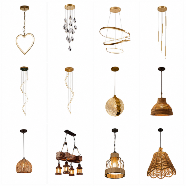 Lámparas Decorativas y Colgantes de Techo – Diseños Modernos, Rústicos y de Fibra