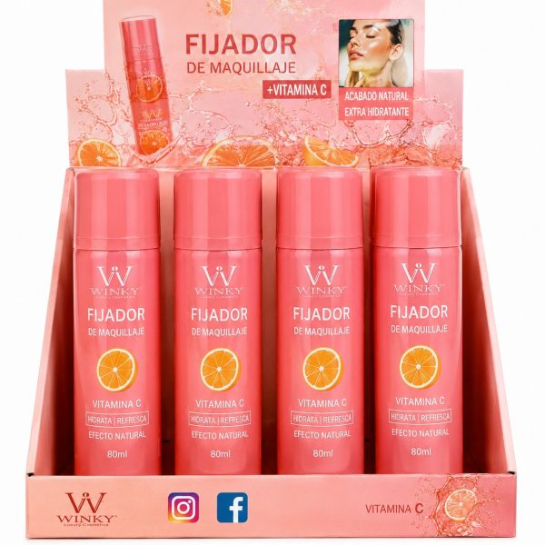 Fijador de Maquillaje Naturals Rosada