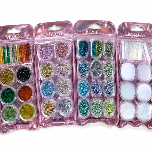 Polvo Brillante para Uñas Variedad