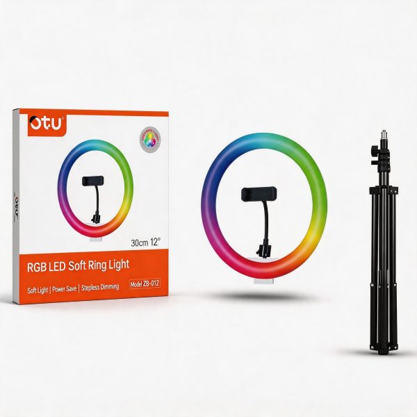 Aro de Luz RGB con Trípode 30 cm 2100 mm