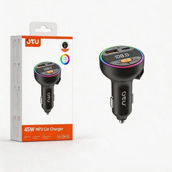 Cargador para Carro 45W USB + C 12-24V
