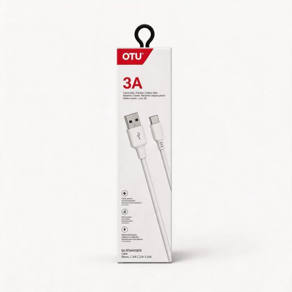 Cable Blanco 3 en 1 2.4A V3