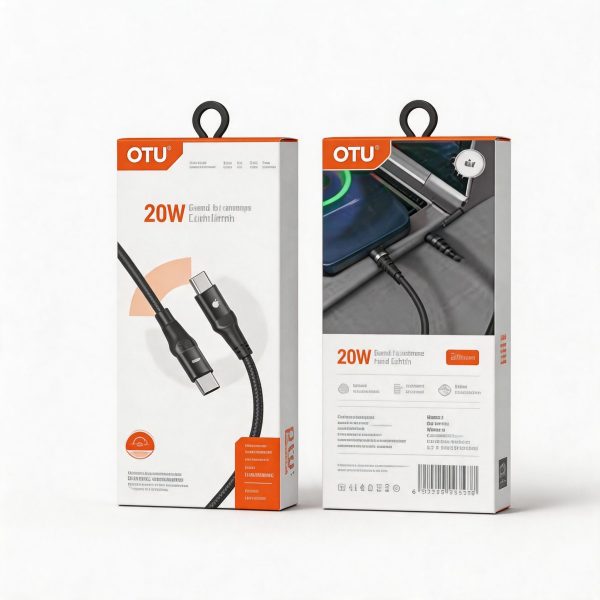 Cable de Carga Negro PD 20W/60W 1 m V3
