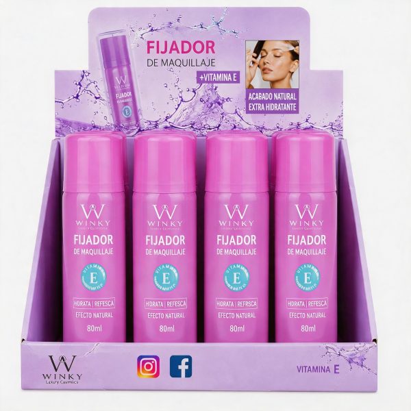 Fijador de Maquillaje Naturals Morada