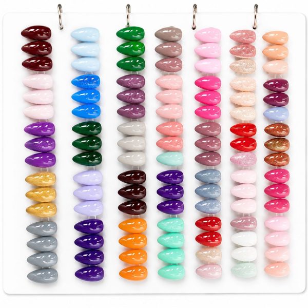 Set de Uñas Postizas de Plástico (CADA COLOR)