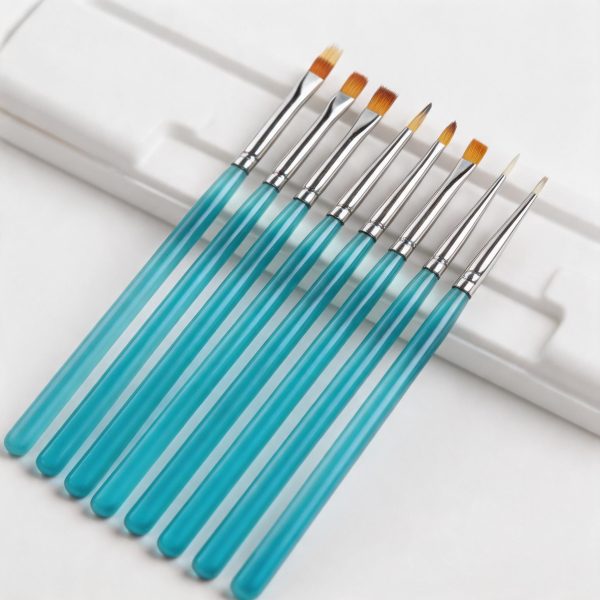 Set de Brochas para Uñas de 8 Piezas