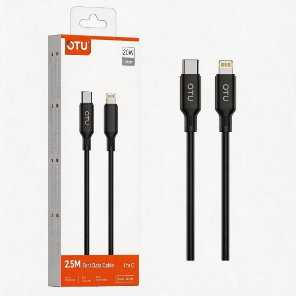 Cable iPhone 20W 2500 mm Blanco