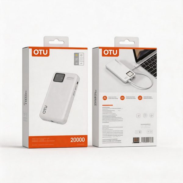Cargador Portátil 20000 mAh Blanco V2
