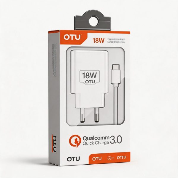 Set de Carga 5V-3A 18W con Cable 1 m