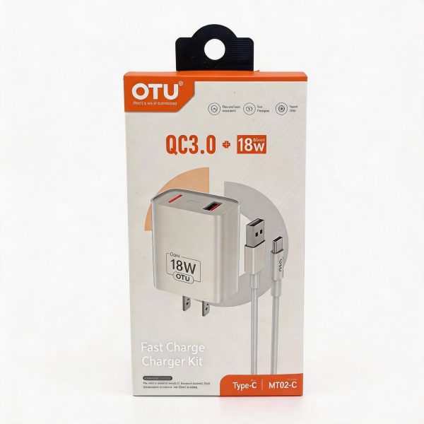 Set de Carga 5V-3A 18W con Cable 1 m V6