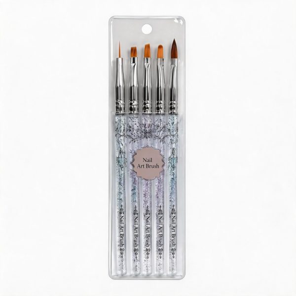 Set de Brochas para Uñas de 5 Piezas Variedad